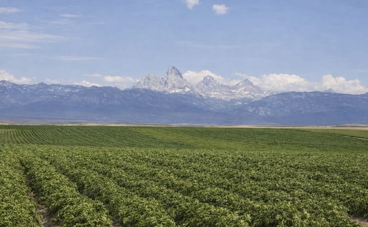 An Idaho Potato Field An Idaho Potato Field