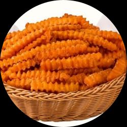 Sweet Potato Crinkle Cut Fries (11×11 mm)