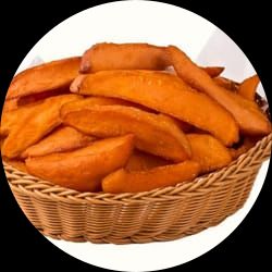 Sweet Potato Wedges (Skin off)