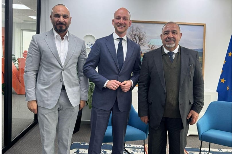 Strengthening Partnerships: Dutch Consul Adriaan IJsselstein Meets with Mr. Shaban Al-Nahar and Mr. Ahmad Ali
