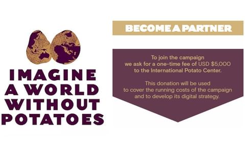 Partnership IMAGINE A WORLD WITHOUT POTATOES Partnership IMAGINE A WORLD WITHOUT POTATOES