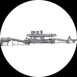 Continuous line of Kettle potato chips