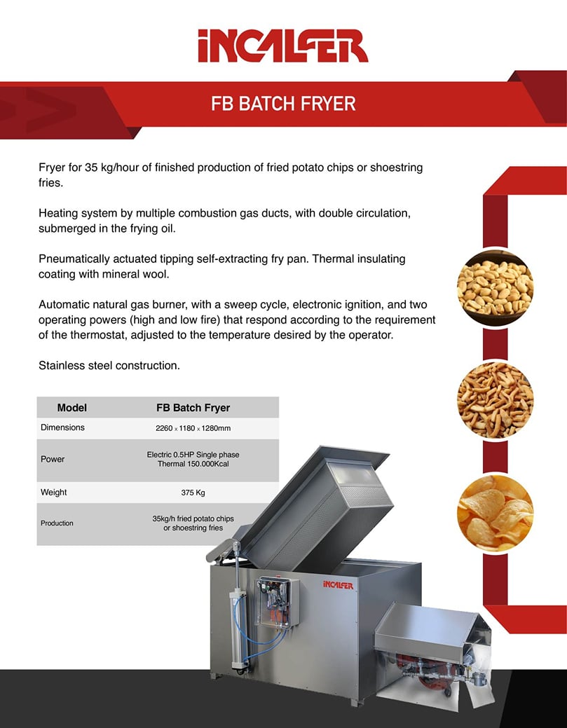  Incalfer - FB Batch Fryer Brochure