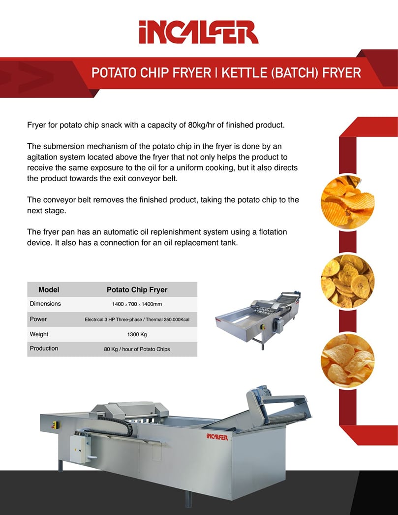  Incalfer - Kettle Fryer Brochure

