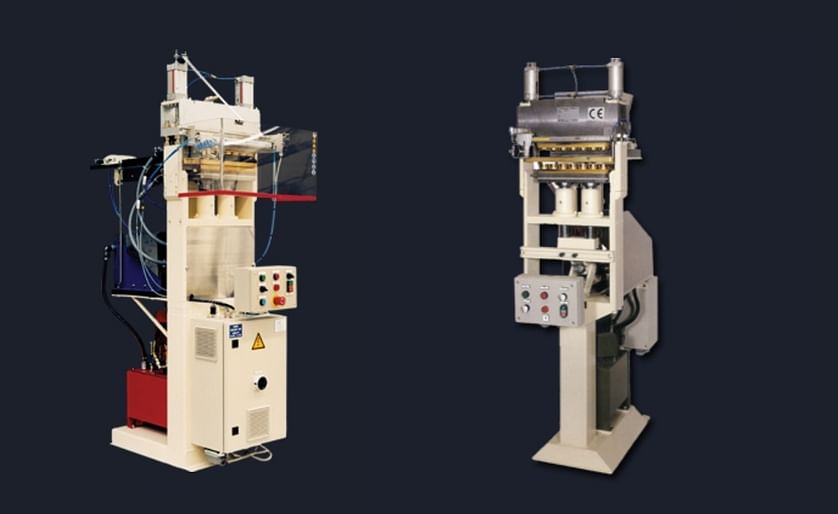 Incomec-Cerex offers two types of equipment, the Incomec Pellex processor for the production of popped chips/crisps (left) and Cerex, the Incomec grain processor for the production of puffed cakes (right)