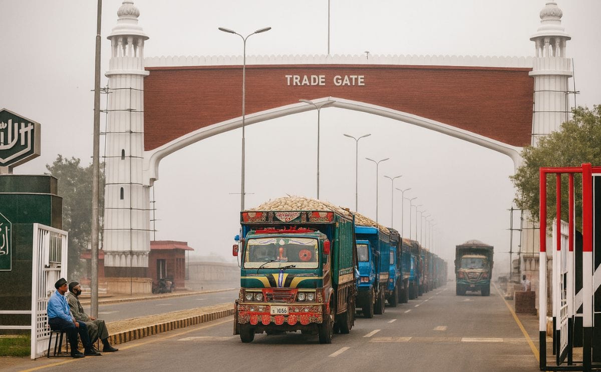 India-Pakistan border crossing