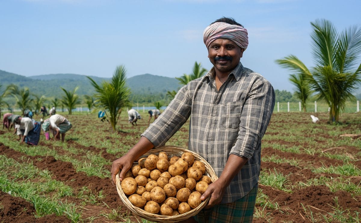Potato prices in India plunge on early harvest