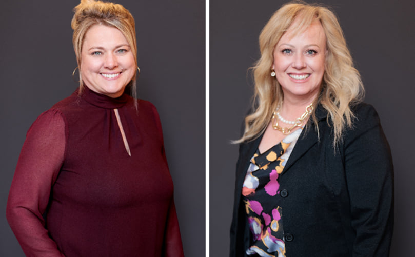 Left to right: Leah Halverson and Shelley Olsen Left to right: Leah Halverson and Shelley Olsen