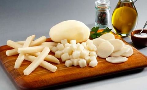 Cut Innate Potatoes will show much less discolouration than regular potatoes. Cut Innate Potatoes will show much less discolouration than regular potatoes.