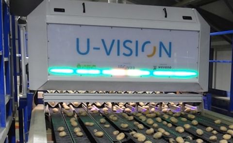 La U-Vision clasifica el tamaño y la calidad de cada patata La U-Vision clasifica el tamaño y la calidad de cada patata