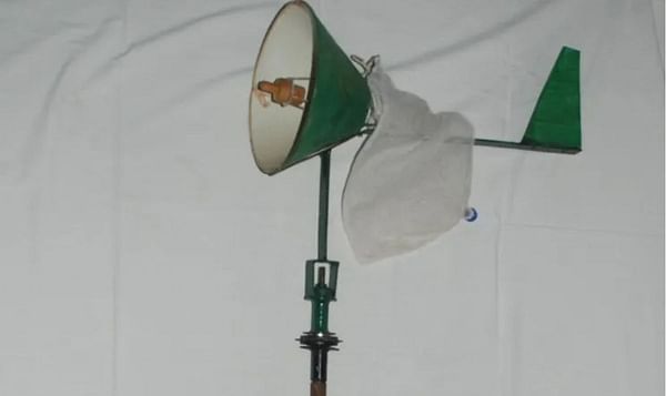 Wind operated insect trap