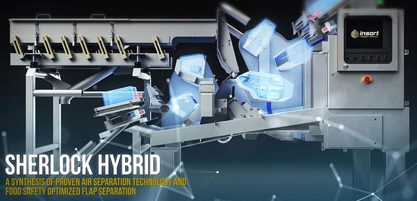 Insort presents its first end-of-line sorter for frozen french fries at Interpom 2018 – the Sherlock Hybrid.