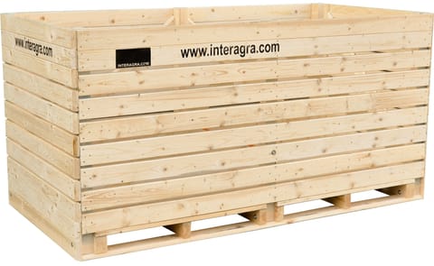 InterAgra Potato boxes - large volume 2 tons InterAgra Potato boxes - large volume 2 tons