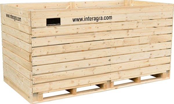 InterAgra Potato boxes - large volume 2 tons InterAgra Potato boxes - large volume 2 tons