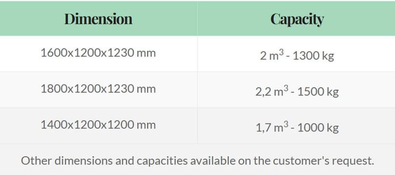 InterAgra NL Airbag / Suction System Wooden Boxes specifications InterAgra NL Airbag / Suction System Wooden Boxes specifications