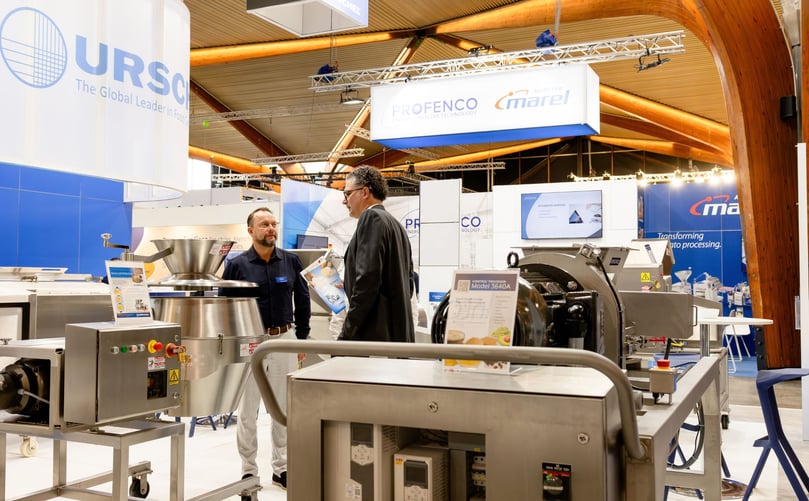 Visitors explore potato processing equipment and technologies during INTERPOM 2024 at Kortrijk Xpo in Belgium Visitors explore potato processing equipment and technologies during INTERPOM 2024 at Kortrijk Xpo in Belgium