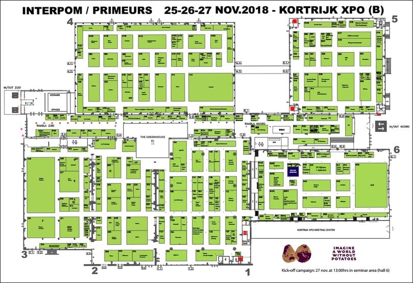 Floorplan of INTERPOM | PRIMEURS 2018 Floorplan of INTERPOM | PRIMEURS 2018