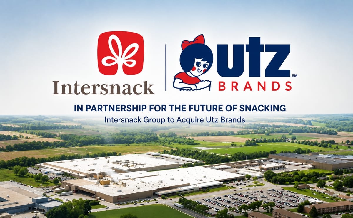 Intersnack Group has agreed to acquire Utz Brands in a USD 2.9 billion take-private transaction