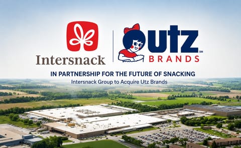 Intersnack Group has agreed to acquire Utz Brands in a USD 2.9 billion take-private transaction Intersnack Group has agreed to acquire Utz Brands in a USD 2.9 billion take-private transaction
