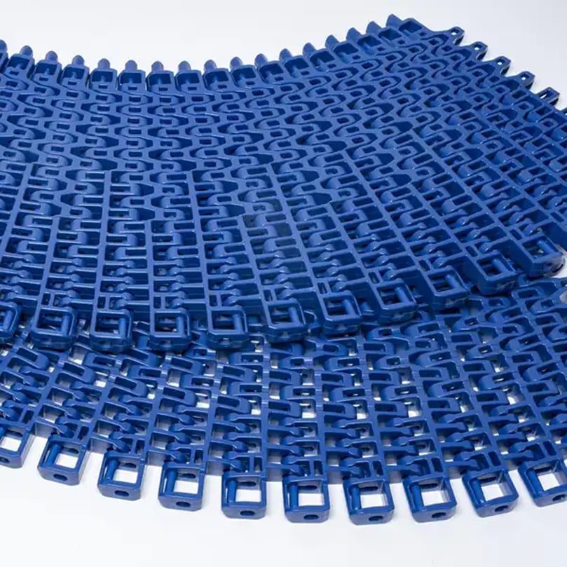 Introducing S2900 Curved Top Spiral Belting: Designed for the DirectDrive System, it ensures smooth transfers and superior product release for tough applications like fish, poultry, and raw dough.