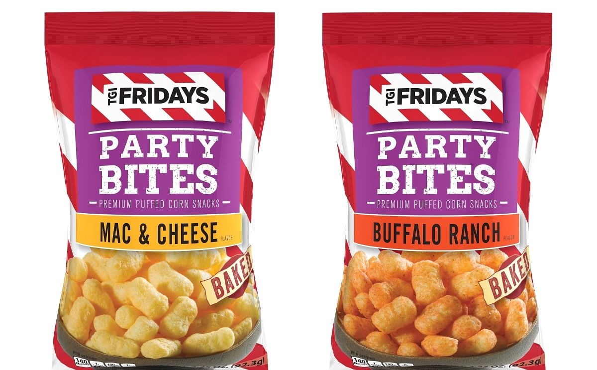 Inventure Foods launches  TGI Fridays™ Party Bites, a line of baked snack snacks inspired by classic Fridays favorites like Buffalo Wings and Mac and Cheese