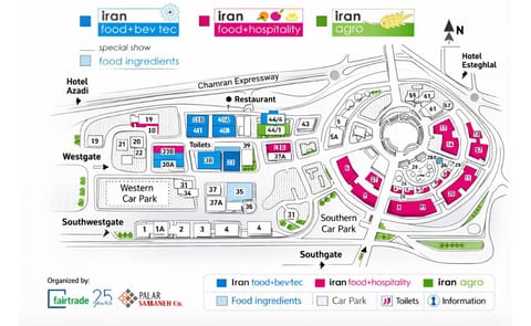 The sold-out Tehran International Fairgrounds opens its gates for the 23rd iran agrofood on 30 May to 02 June 2016. The sold-out Tehran International Fairgrounds opens its gates for the 23rd iran agrofood on 30 May to 02 June 2016.