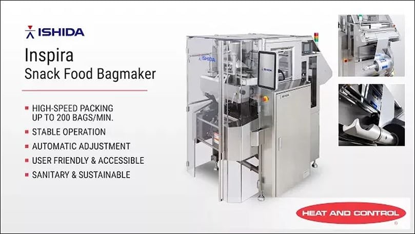 Ishida's INSPIRA Snack Food Bagmaker VFFS Ishida's INSPIRA Snack Food Bagmaker VFFS