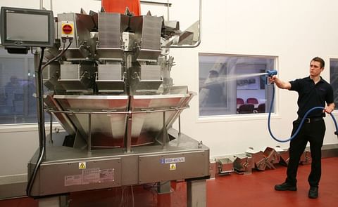 Ishida Europe has introduced an internal moisture sensor and monitoring system for its latest multihead weighers, which will enable fresh and frozen food producers to more easily control and prevent water ingress into their critical production equipment. Ishida Europe has introduced an internal moisture sensor and monitoring system for its latest multihead weighers, which will enable fresh and frozen food producers to more easily control and prevent water ingress into their critical production equipment.