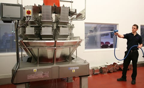 Ishida Europe has introduced an internal moisture sensor and monitoring system for its latest multihead weighers, which will enable fresh and frozen food producers to more easily control and prevent water ingress into their critical production equipment. Ishida Europe has introduced an internal moisture sensor and monitoring system for its latest multihead weighers, which will enable fresh and frozen food producers to more easily control and prevent water ingress into their critical production equipment.