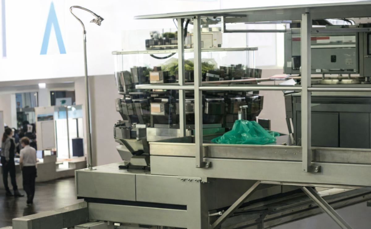 Ishida multihead weigher at Interpack Ishida multihead weigher at Interpack