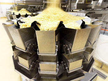 Ishida CCW-R-214W-S/50-WP weighers at Agristo Ishida CCW-R-214W-S/50-WP weighers at Agristo