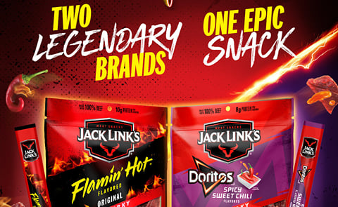 Jack Link's(R) and Frito-Lay Unite for An Iconic Collaboration Creating Epic New Snacks with Bold Flavors Jack Link's(R) and Frito-Lay Unite for An Iconic Collaboration Creating Epic New Snacks with Bold Flavors