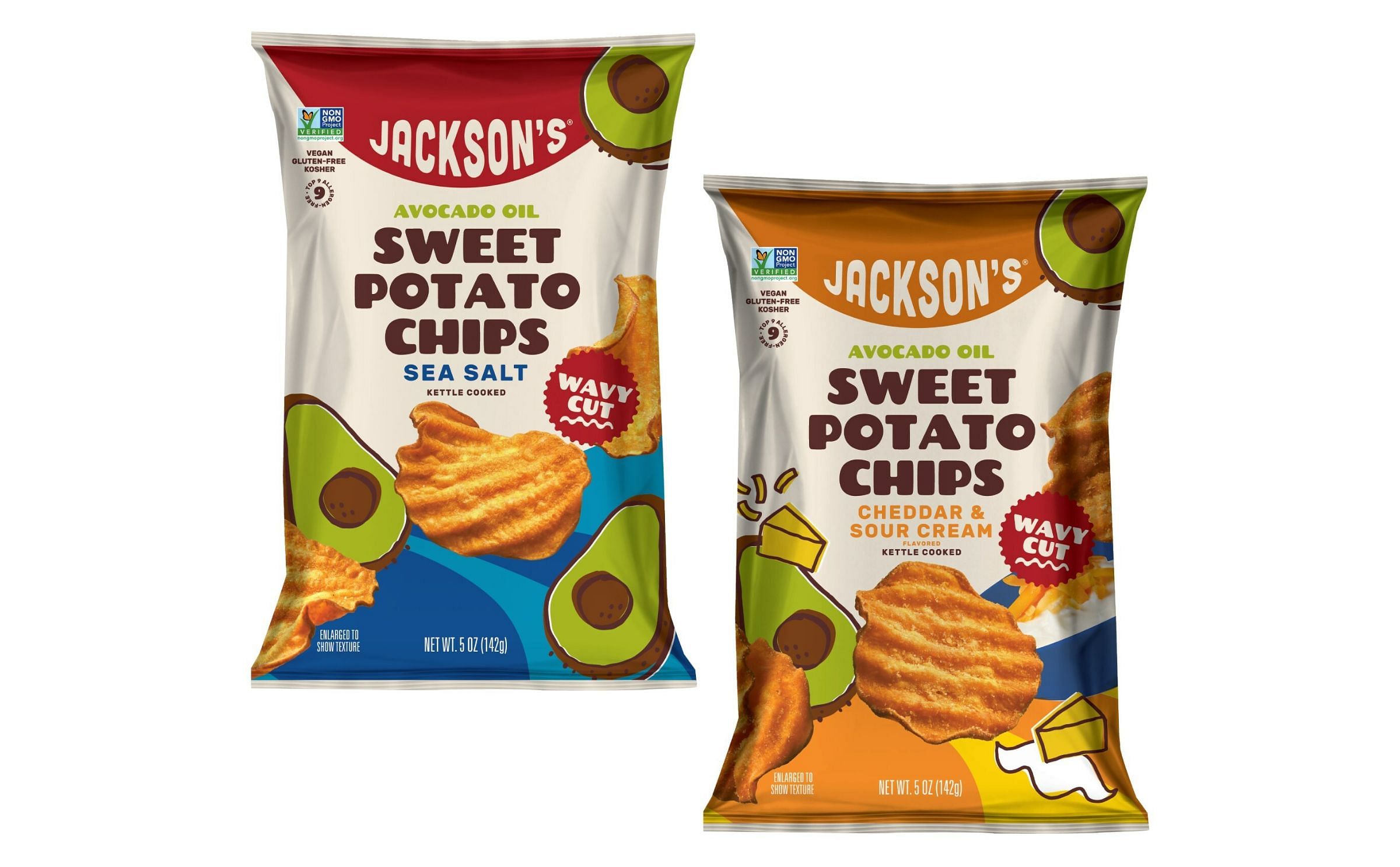 Jackson's Unveils New Wavy Sweet Potato Kettle Chip Line in Unique