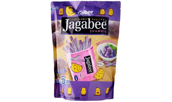  Calbee's purple jagabee potato snack