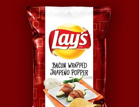 Lay's Bacon-Wrapped Jalapeno Popper" from Nick Arndt (Massillon, Ohio) Lay's Bacon-Wrapped Jalapeno Popper" from Nick Arndt (Massillon, Ohio)