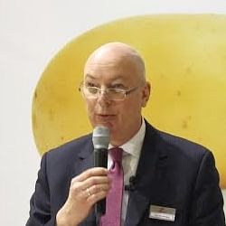 Managing Director Jan van Hoogen speaking during Fruit Logistica 2014