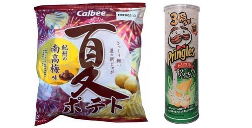 Plum and Onion & Sour Cream are currently the most popular sour flavors in the Japanese Market Plum and Onion & Sour Cream are currently the most popular sour flavors in the Japanese Market