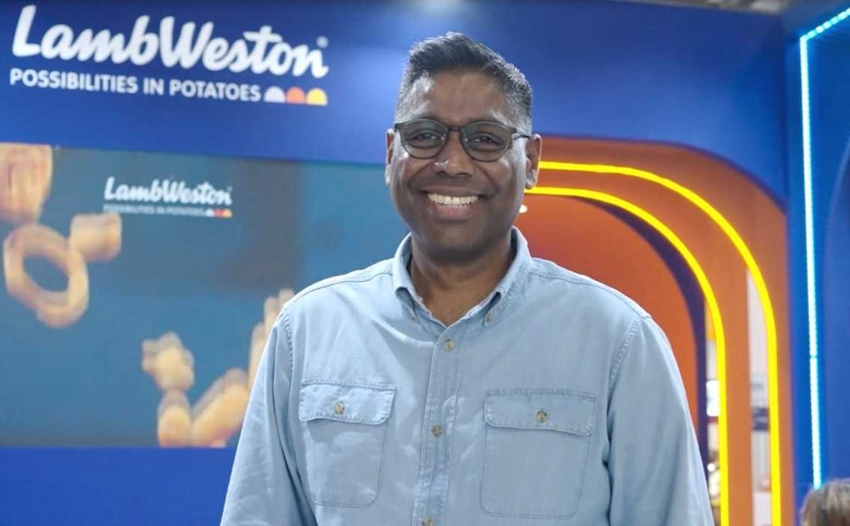 Jeevan Dass, Senior Commercial Director for Asia-Pacific at Lamb Weston, speaking about the company’s first retail entry into Southeast Asia, launched in Singapore.