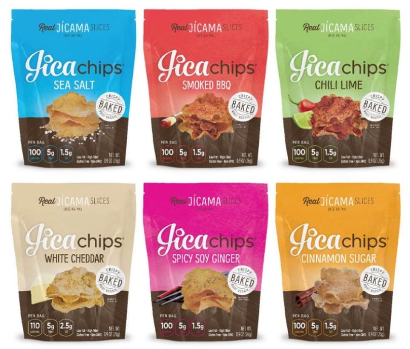 JicaChips are offered in a range of flavors JicaChips are offered in a range of flavors