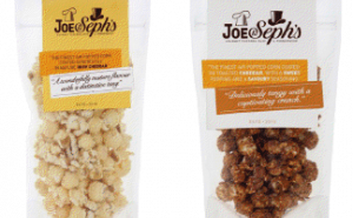 Joe&Seph’s popcorn launches new savoury cheese range