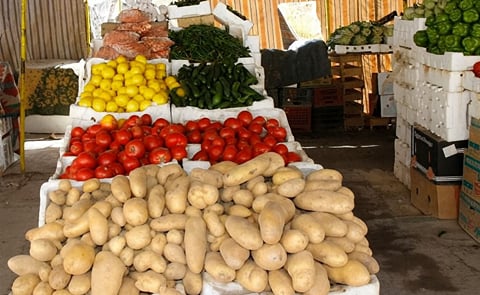 Potatoes in a Jordan marketplace (Courtesy: The Jordan Times) Potatoes in a Jordan marketplace (Courtesy: The Jordan Times)