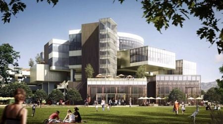 Artist rendering of the JUMP project. Simplot's new headquarters is NOT included in this rendering.