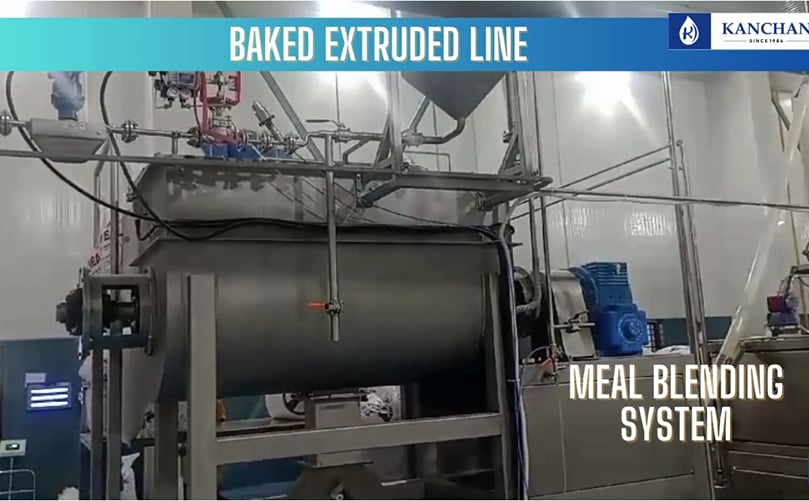 Baked Extruded Snacks Line from Kanchan Metals Baked Extruded Snacks Line from Kanchan Metals