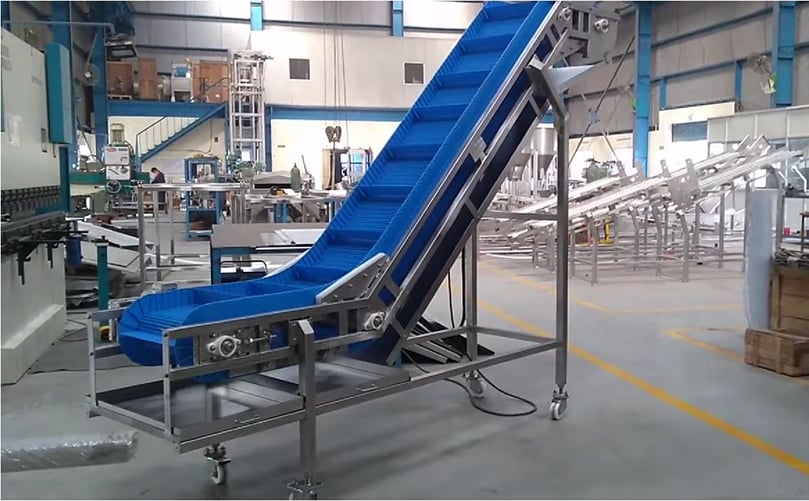 Kanchan Metals - Spiral Freezer Decline Conveyor
