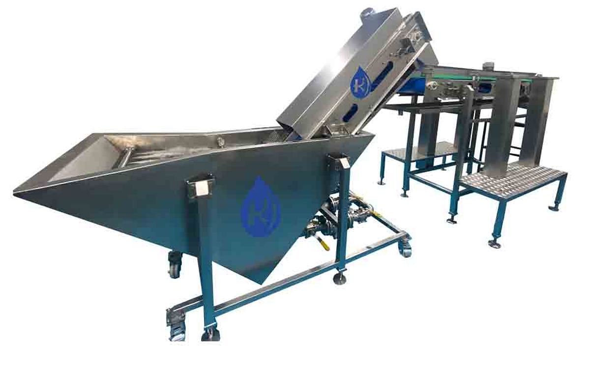 Kanchan Metals - Vegetable Cooling with Inspection Table