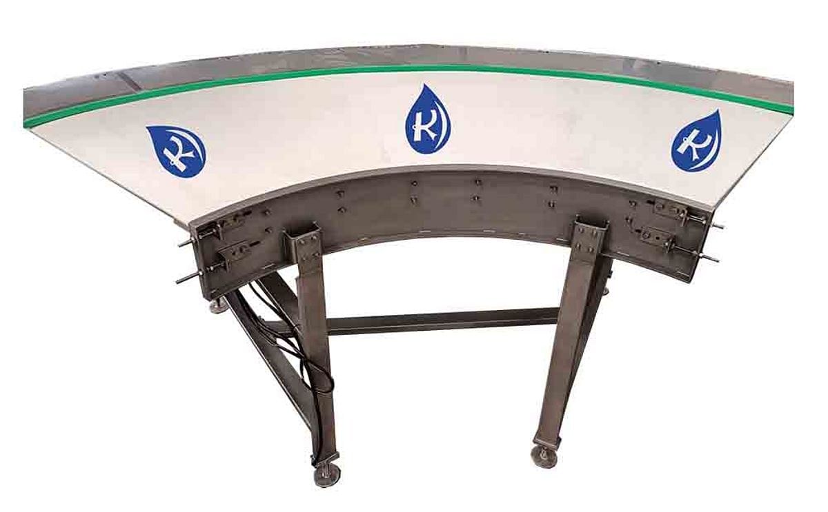 Kanchan Metals - Curve Conveyor (90-degree turning conveyor)