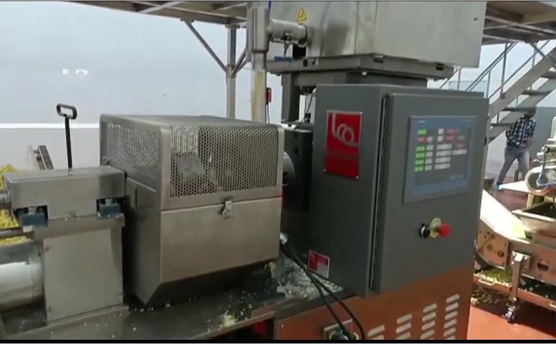 Continuous 3-pass Belt Dryer for Extruded Snacks from Kanchan Metals Continuous 3-pass Belt Dryer for Extruded Snacks from Kanchan Metals