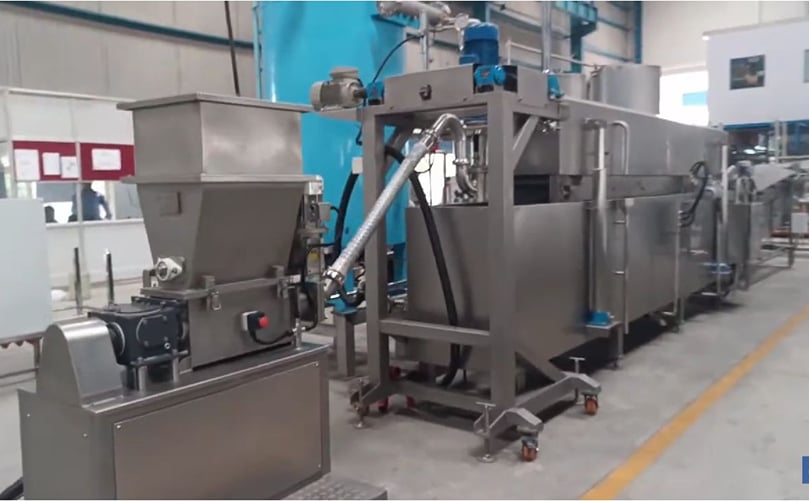 Automated Frying Line for Bhujia and Sev by Kanchan Metals Automated Frying Line for Bhujia and Sev by Kanchan Metals