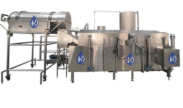 Kanchan Metals - Pellet Frying Line with Pre-Fryer (Fryums Pellet frying machine) Kanchan Metals - Pellet Frying Line with Pre-Fryer (Fryums Pellet frying machine)