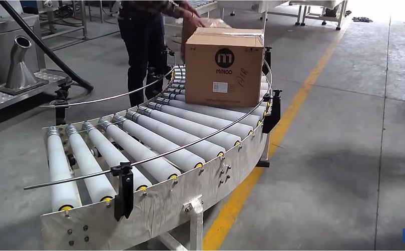 Turning conveyor for CFC Product by Kanchan Metals